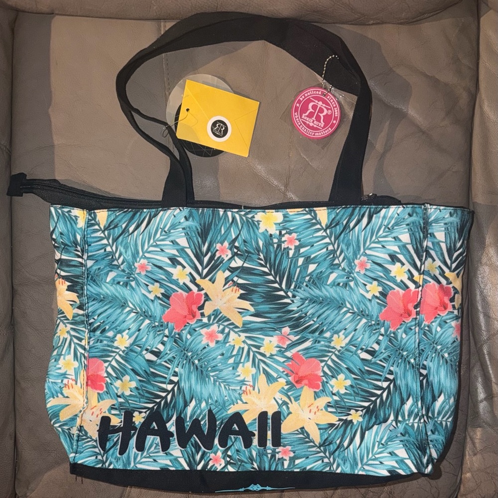 Robin Ruth Hawaii Tropical Floral Tote